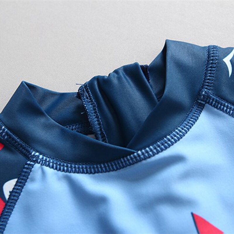 Boys Swimwear Long Sleeves Swimsuit Kids UV 50 Sun Protection Baby Bathing Suit Children Swimming Suit Summer Beach Pool Clothes