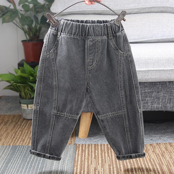 Boys Pants Jeans Boys Jeans for Spring Fall Children's Soft Denim Trousers Haren Kids loose Splicing Pants