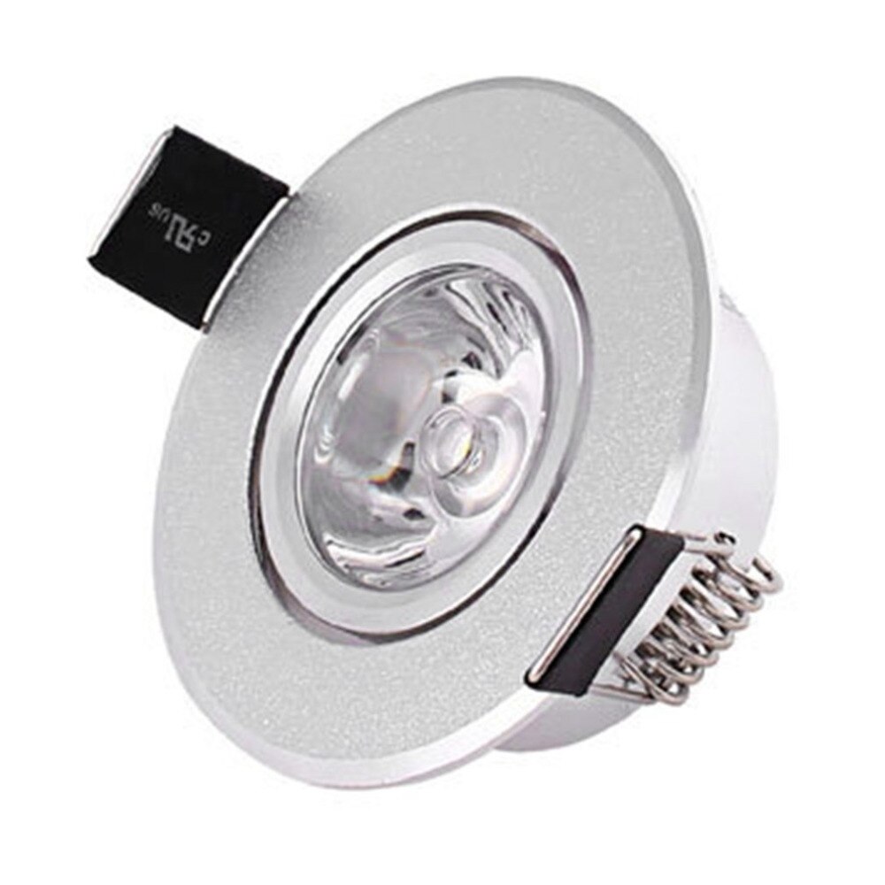 1w led takspotlight 85-265v stor lins spotlight smycken showcase kläder skor butiksbelysning lampa bull eye lampa