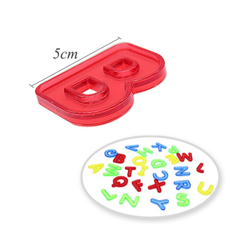 Kinderen Vroege Onderwijs Transparant Engels Alfabet Educatief Speelgoed 5Cm Transparant Alfabet Woord Leren Leermiddelen Speelgoed