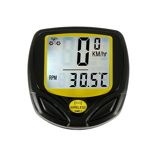 Misuratore di velocità per bici cablato SD-548C1 senza fili digitale bicicletta computer sensori multifunzione computer per bicicletta tachimetro accesso alla bicicletta: Default Title