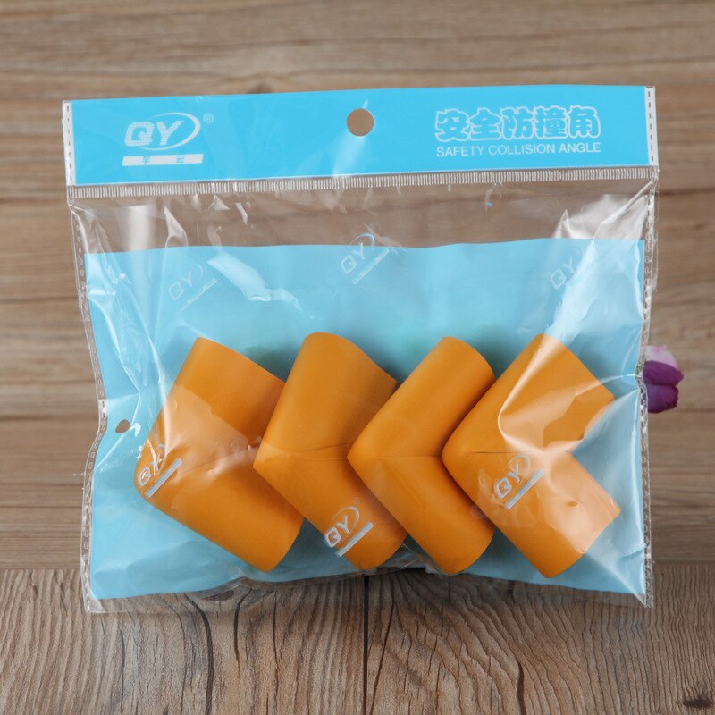 12 Pcs U Vorm Foam Baby Veiligheid Hoek Tafel Protector Edge Corner Guards Kinderen Veiligheid Producten Proof Kussen Guard Protector: Orange
