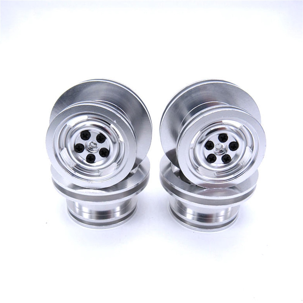 4 stücke Metall Räder Felgen Reifen Felge für 1/12 MN D90 D91 D96 D99S 4WD RC Auto Aktualisierung Teile zubehör