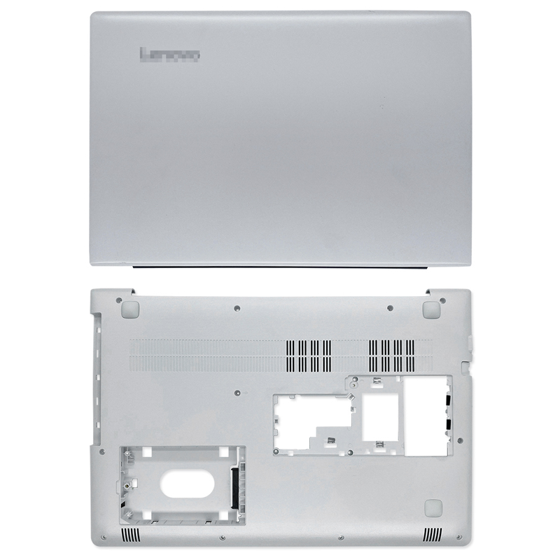 Screen Case For Lenovo ideapad 310-15ISK 310-15ABR 310 15isk Laptop LCD Back Cover/Front Bezel/Palmrest/Bottom Case Silver: AD Cover