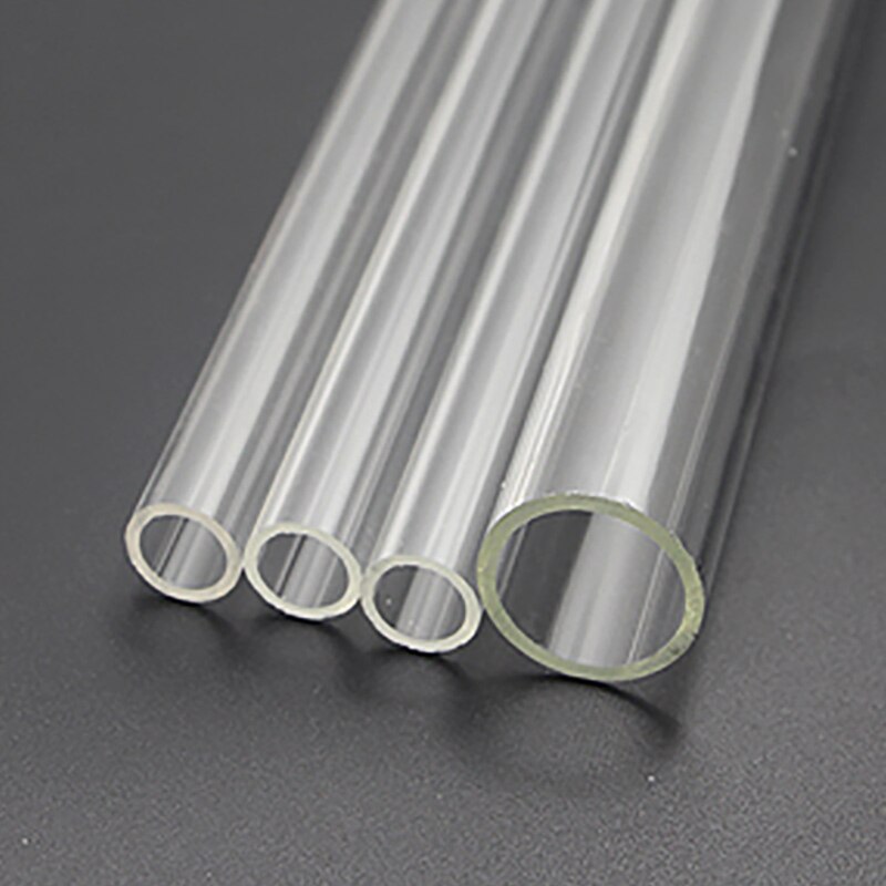 Plexiglas transparent Runde Rohr 50cm Länge 16mm ~ 90mm Acryl Rohr Hohe transparent Rohr für Aquarium 1 Stck