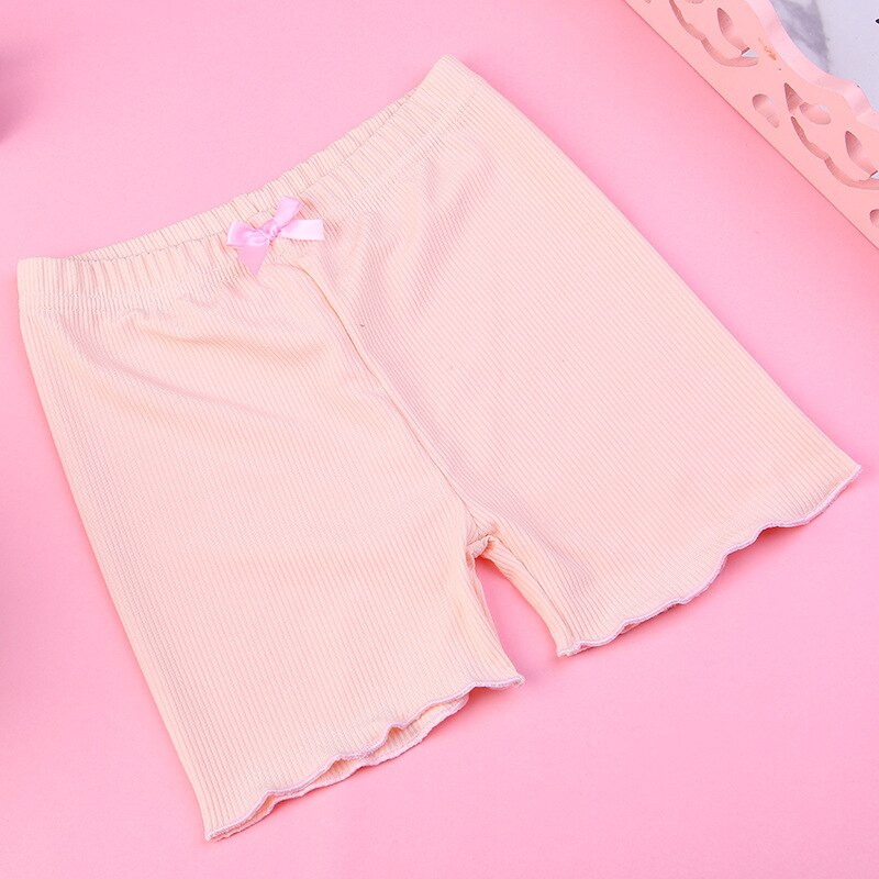 Cotton Girls Safety Pants Children Girls Short Pants hildren Summer Cute Shorts Underpants For 3-10 Years Old Kids Clothing: Pink / 4-5 Years