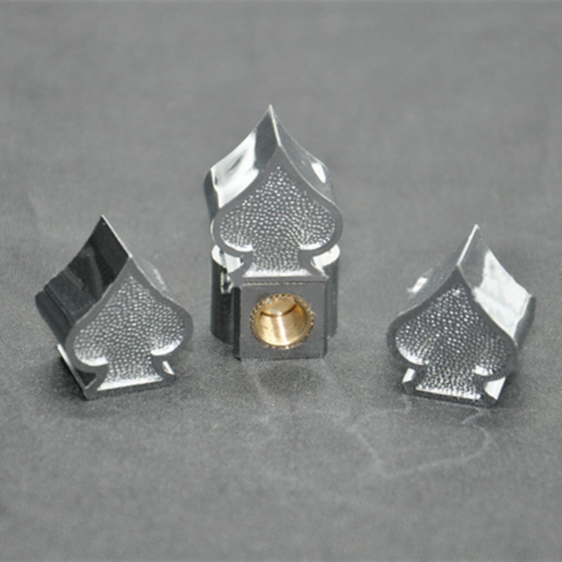 ZZTZZ 4Pcs/lot Universal Moto Bike Car Tires Wheel Valve Cap Dust cover Car Styling for Universal Cars Motorcycle Decorative