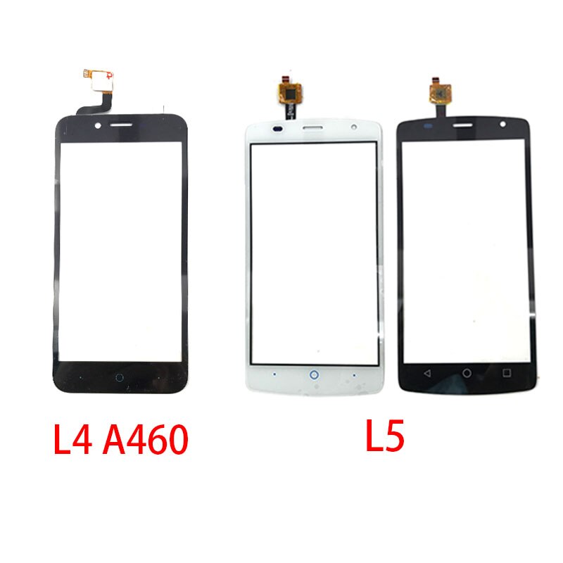 For ZTE Blade L2 L3 L4 L5 Plus Touch Screen Glass Panel Digitizer Sensor Touchpad Front Glass Panel Repair Spare Parts