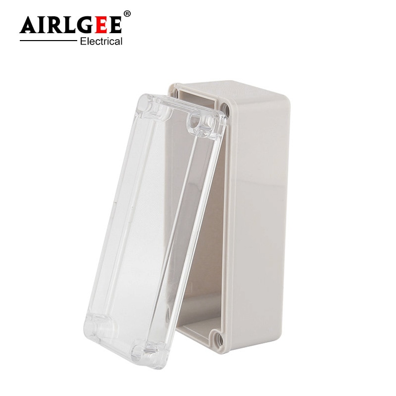 180*80*70mm outdoor plastic transparent cover junction box sealed box power box distribution box waterproof