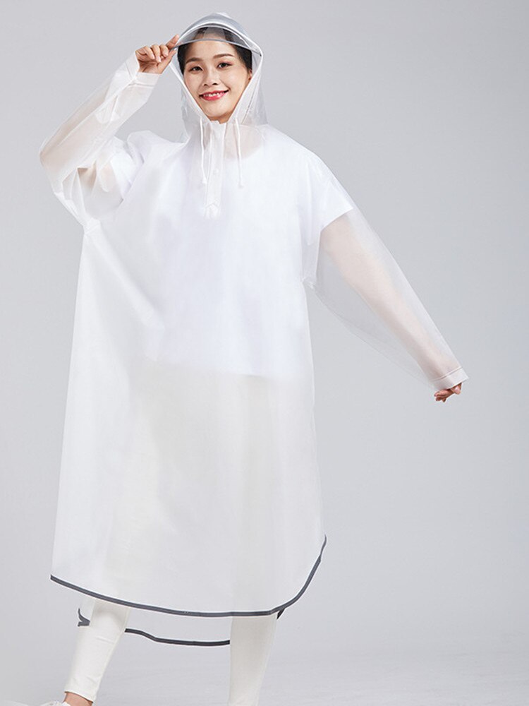 Poncho Fiets Regenjas Adult Riding Draagbare Elektrische Motorfiets Poncho Raining Coat Regenjas: 7