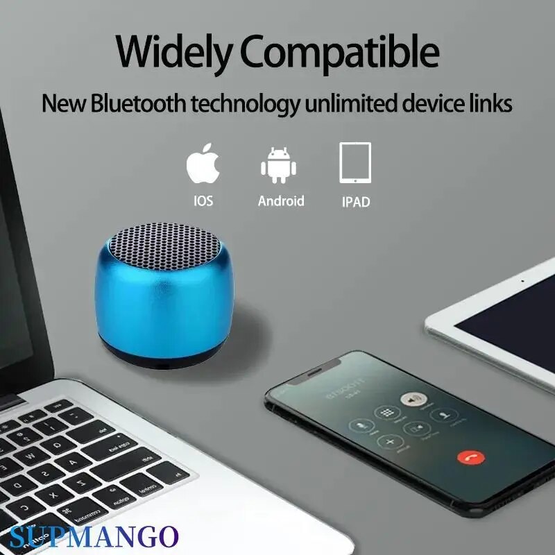 M1 bärbara bluetooth-högtalare musik stereo surround mini usb utomhus subwoofer högtalare ljudspelare högtalare mikrofon