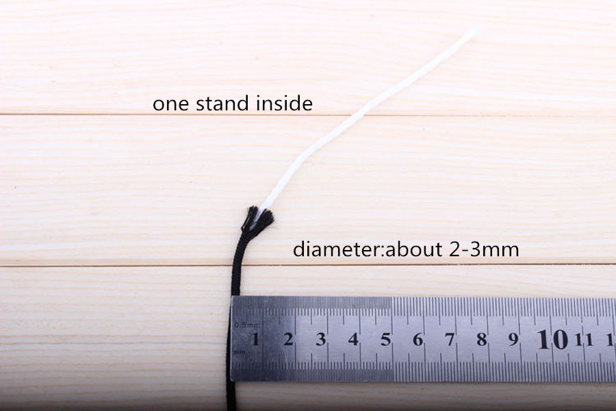 GEGEDA 2mm Paracord One Strand Core Paracord For Survival Parachute Cord Lanyard Camping