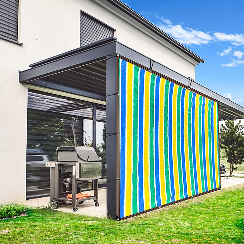 Malla de sombra para exteriores, toldo para jardín y terraza, decoraciones para coche, sombrilla para piscina, suministros de jardinería, valla Exterior para acampar