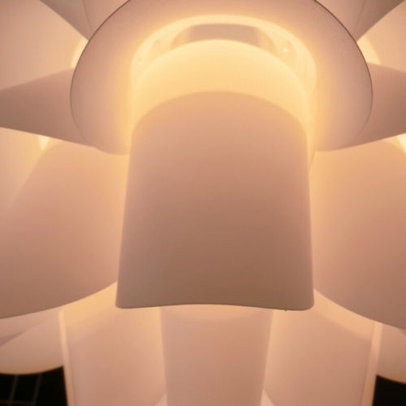 Lampeskjerm lampe moderne lotus 5 flayers blomst lampeskjerm skygge til tak anheng lys stue soverom hjemmeinnredning