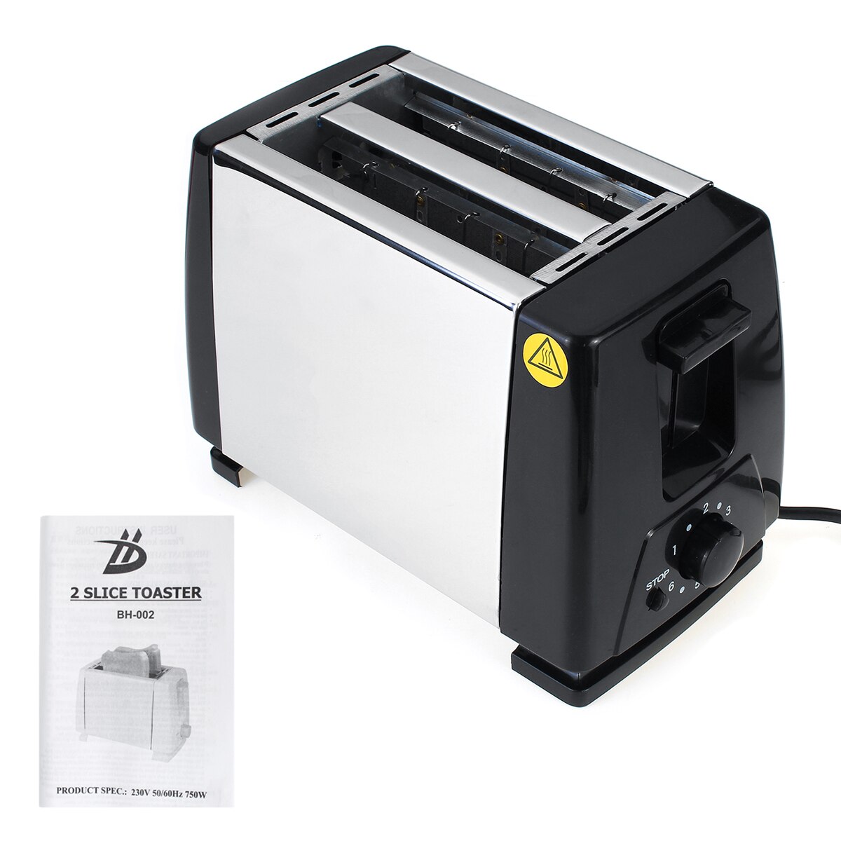 750W 220V Toaster Bread Toasters oven baking kitchen appliances toast machine breakfast sandwich fast safety maker