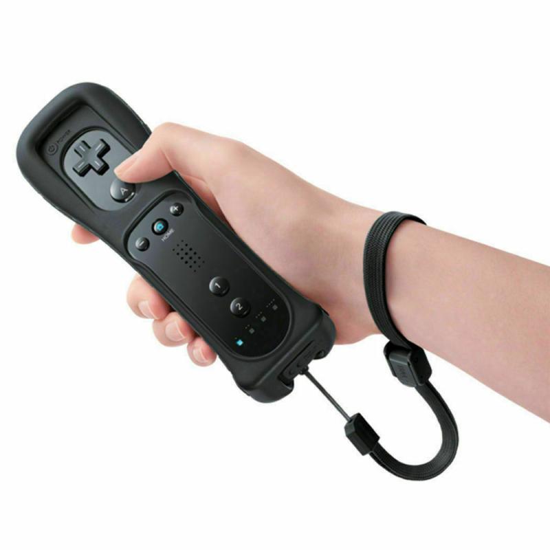 Mando Nunchuk inalámbrico con altavoz incorporado, funda de silicona protectora Compatible con Nintendo Wii/Wii U/Wii Mi