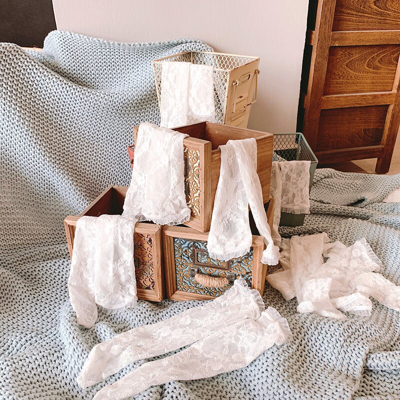 Koronkowe skarpetki dla niemowląt księżniczka dla dzieci kolana wysokie siatki ślubne małe dziewczynki skarpetki wzburzyć kwiatowy LegWarmer skarpetki dla dzieci