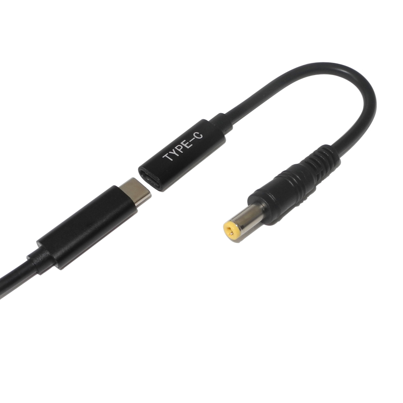65W PD Type C USB 3.1 Power Adapter Cable Female to Power Connector Converter 4.0*1.35 5.5*2.5 4.5*3.0 4.0*1.7m