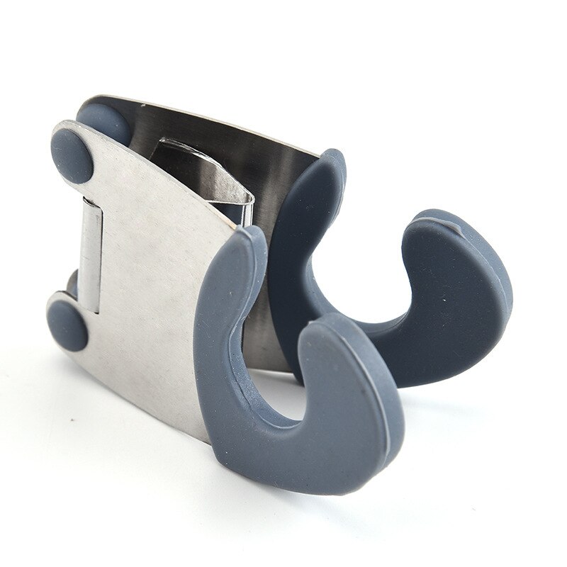 Pinces latérales en acier inoxydable, porte-cuillère Anti-brûlure, Gadgets de cuisine, spatule Portable, porte-cuillère, accessoires de cuisine