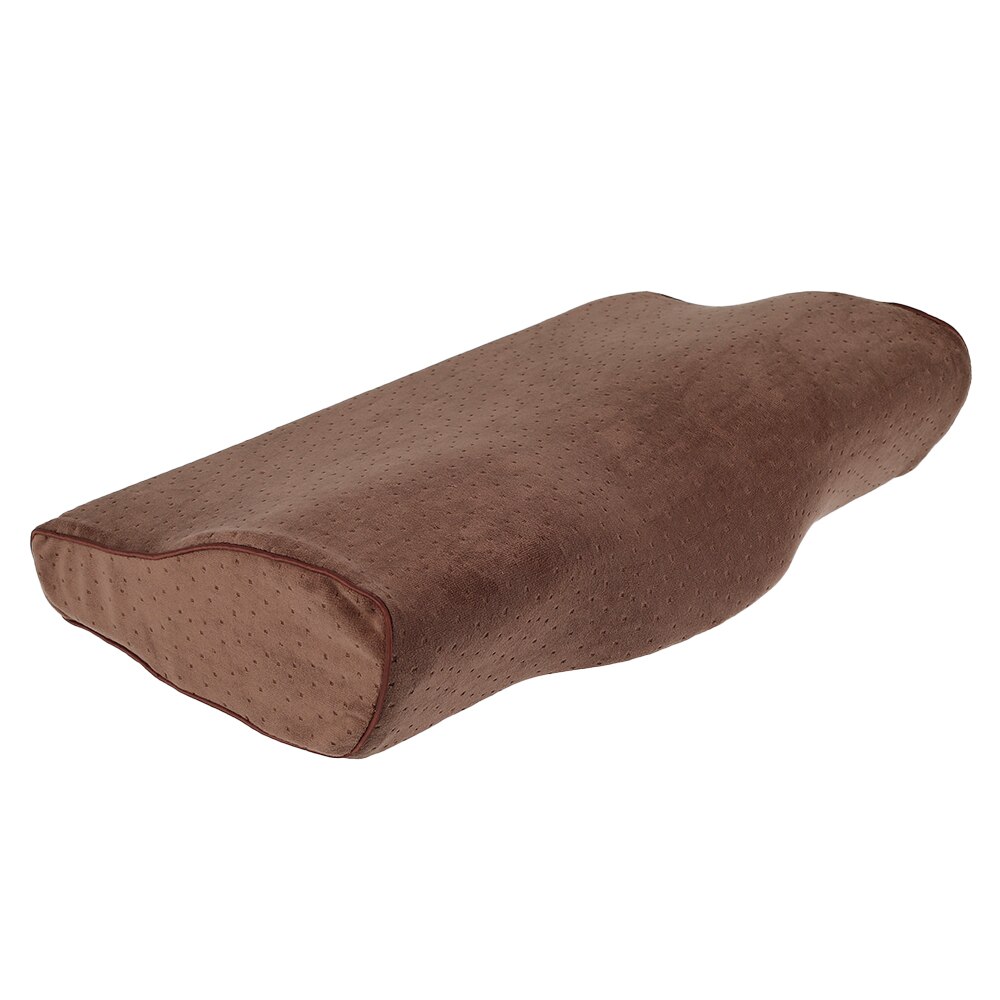Orthopedische Geheugen Kussen Voor Nekpijn Bescherming Trage Rebound Memory Foam Kussen Gezondheidszorg Cervicale Nek Kussensloop: Coffee