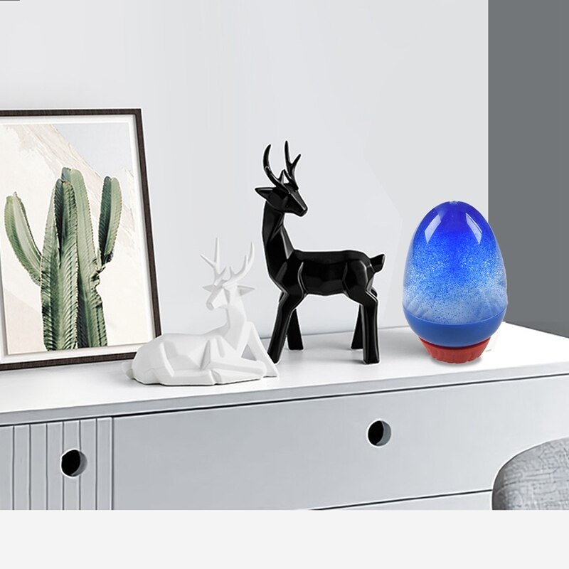 Oeuf sable horloge liquide huile verre sablier sablier minuterie décor à la maison Relax