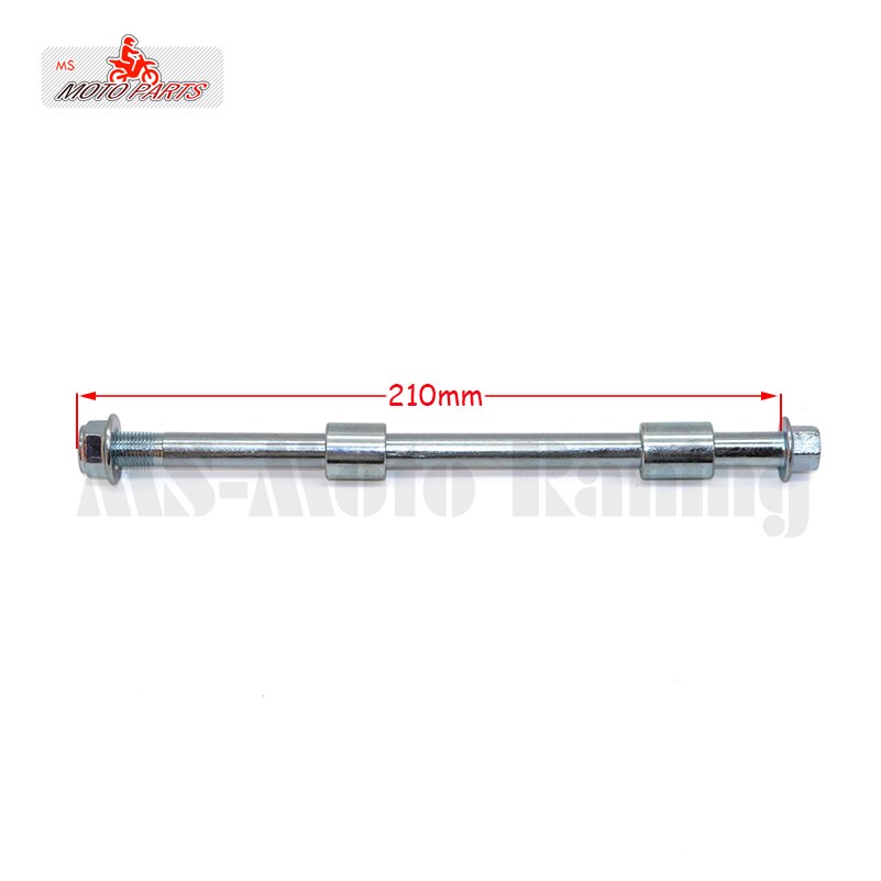 Motorcyle parts Front Rear wheel hub 12mm 190mm 210mm 225mm -260mm Axle shaft axis sleeve Fit PIT PRO Trail Dirt Bike QUAD ATV: 210mm