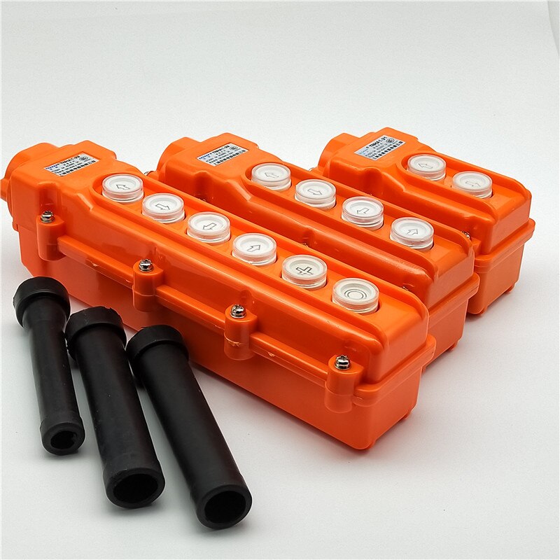 Waterproof hoist push button switch crane switch TNHA1-COB-61 21 31 32 33 pendant controller 220v 380v