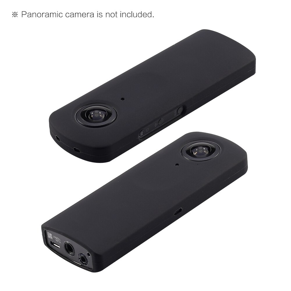 Andoer Siliconen Camera Cover Case met Lens Cap voor Ricoh Theta V 360-Graden Camera Case Beschermhoes voor ricoh Theta V