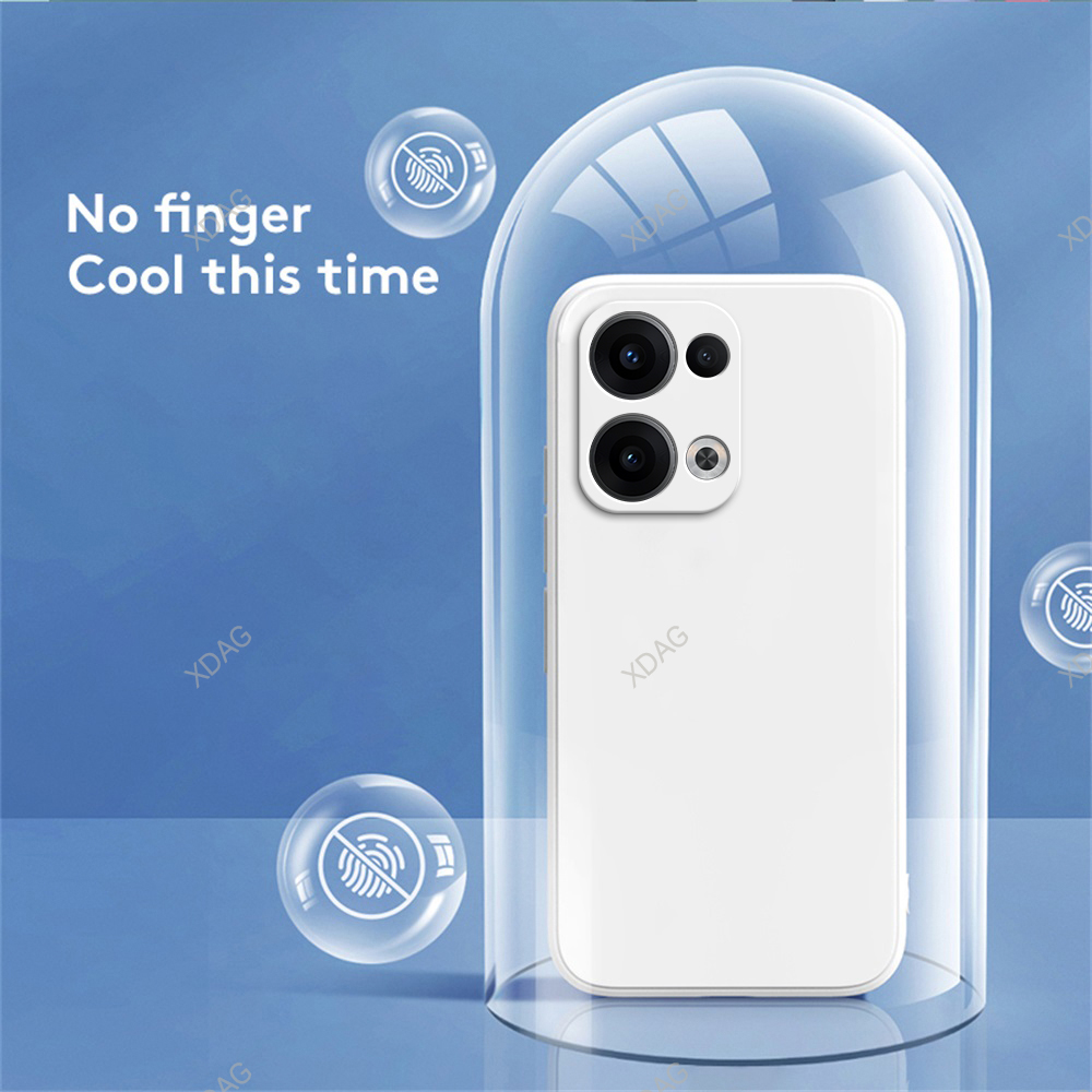 Carcasă oficială de telefon pentru oppo reno 13, reno 13 pro  f 13f s 13fs fs 5g, silicon lichid moale, 13 pro, husă spate simplă, de bază