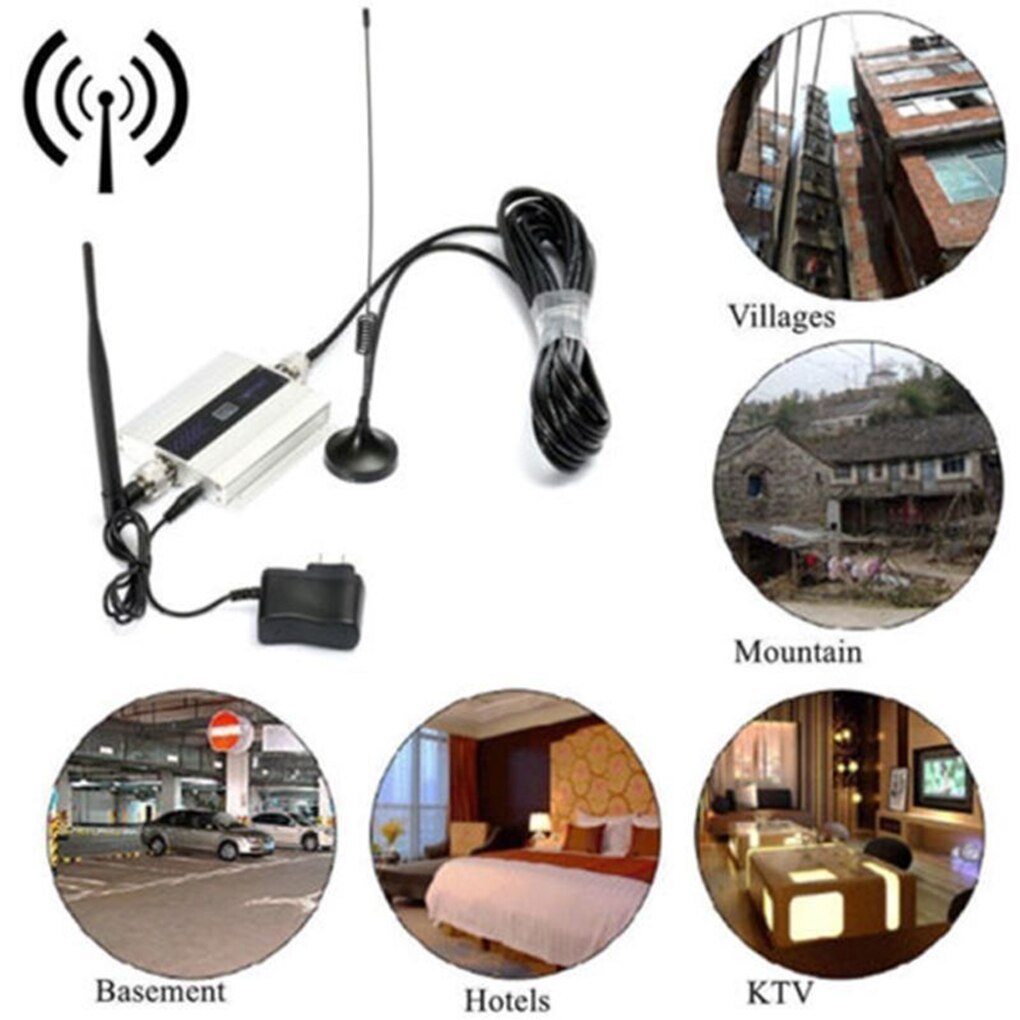 GSM 900Mhz téléphone portable Signal Booster antenne répéteur antenne téléphone portable Signal amplificateur boîtier en alliage prise ue