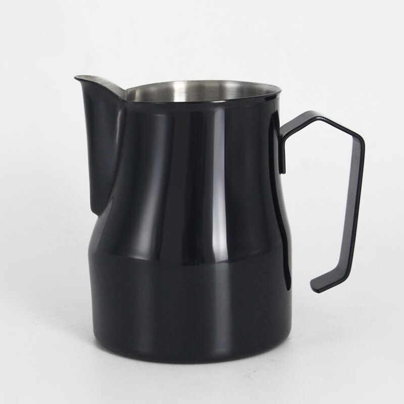 500ml 7 farver rustfrit stål espresso kaffekande barista køkken håndværksvægt kaffe latte mælkeskummende kande