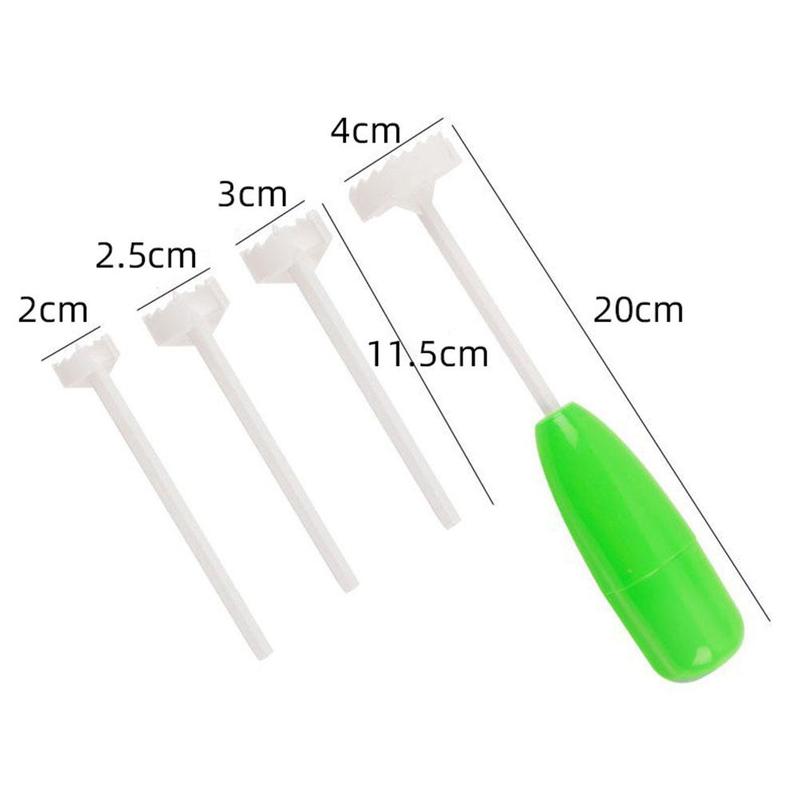 Practical 4 Pcs / Set Kitchen Tools Vegetable Spiral Cutter Digging Device Stocked For Vegetable Fruit Corer Tools Spiralizer