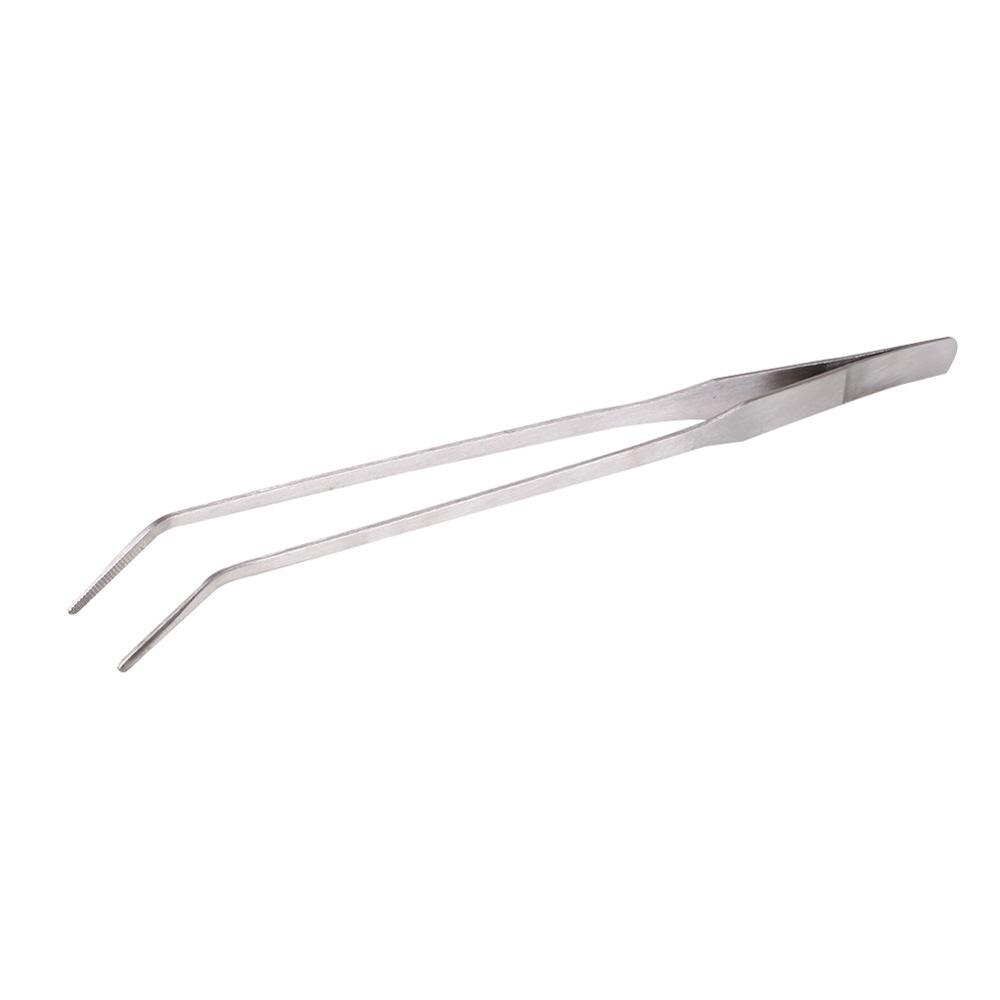 Aquarium tank gereedschap waterpest clip aquascaping vissenkom waterplanten lange pincet roestvrij staal onderhoudsgereedschap: 38cm rechte clips