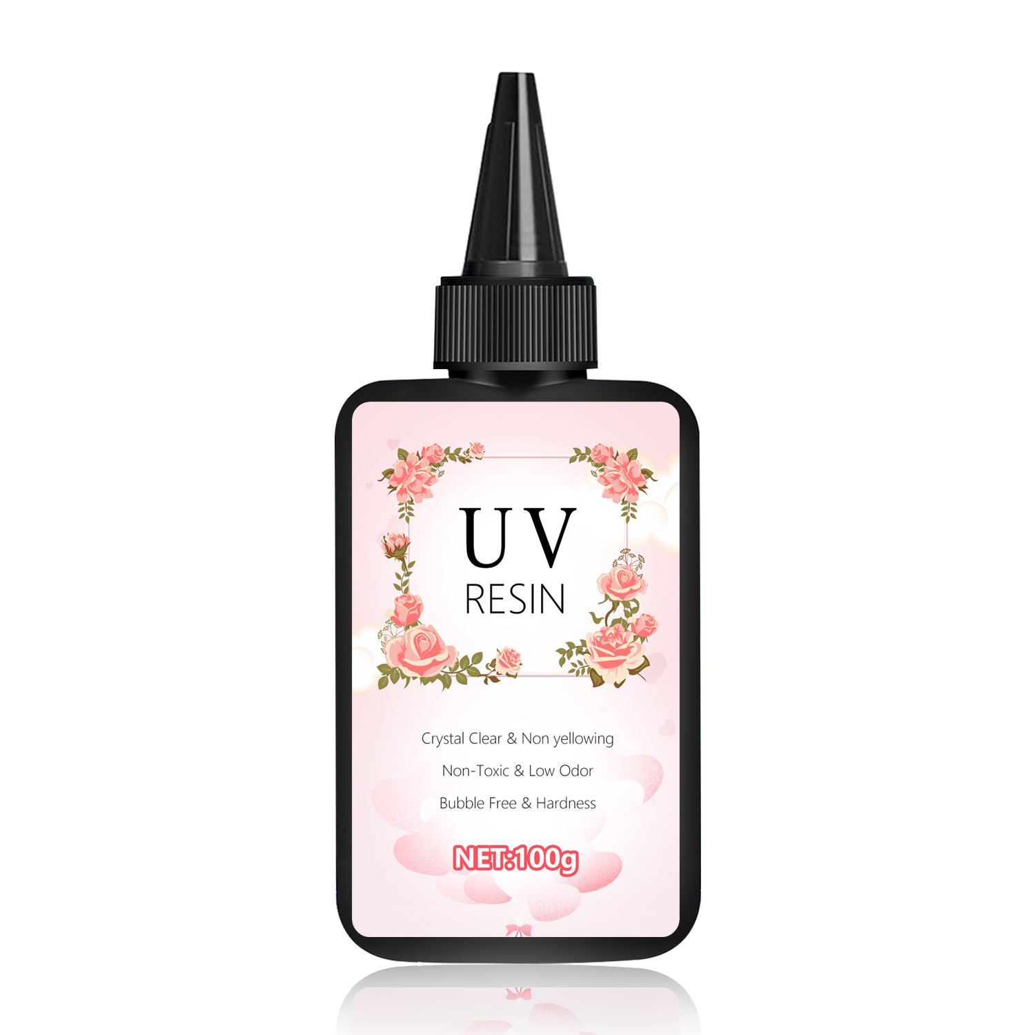 UV-Harz-Hartkleber, kristallklar, ultraviolett aushärtend, DIY, Epoxidharz, Silikonform, UV-Kleber, Solar, Sonnenlicht, Schmuckherstellungswerkzeug