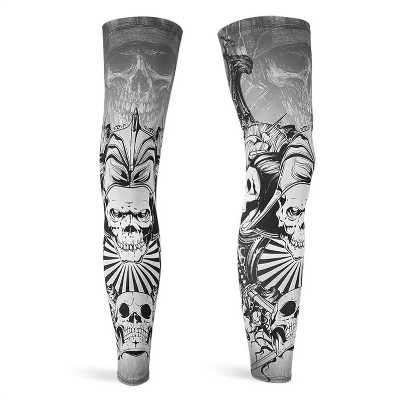 Jambières de pour hommes et femmes, protection UV, vtt, cyclisme, manches de jambe, vélo,: L / 15