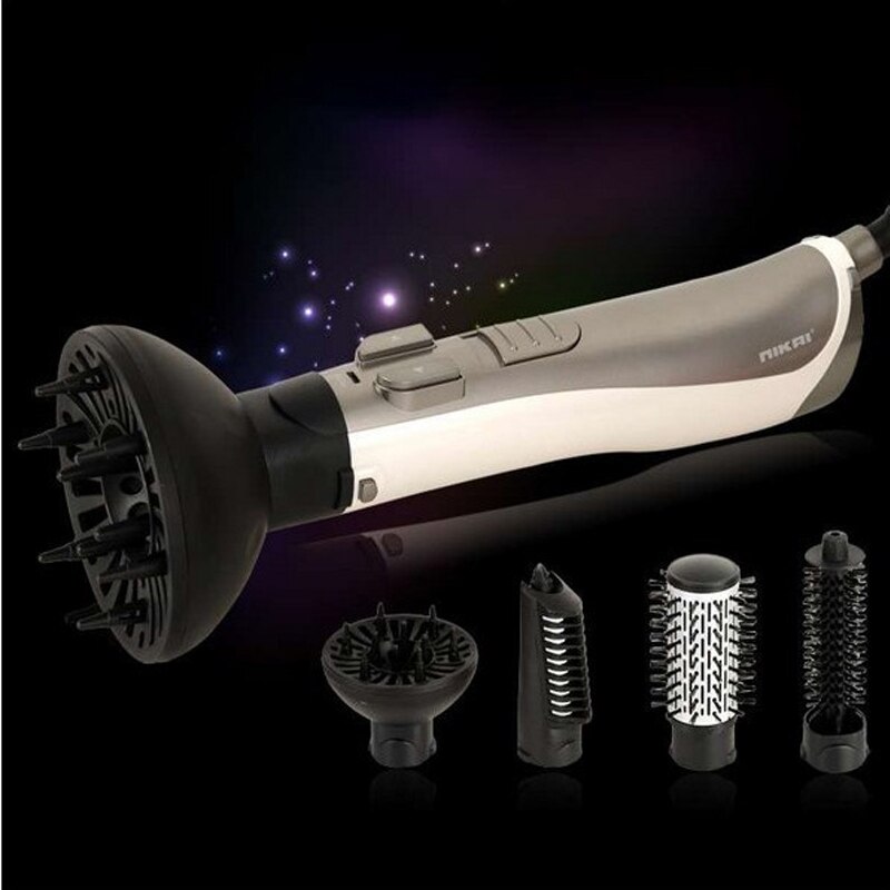 Multifunctionele Föhn Borstel Automatische Roterende Borstel Ionische Haar Borstel Droger Styler Kam Föhn 220 V EU Plug