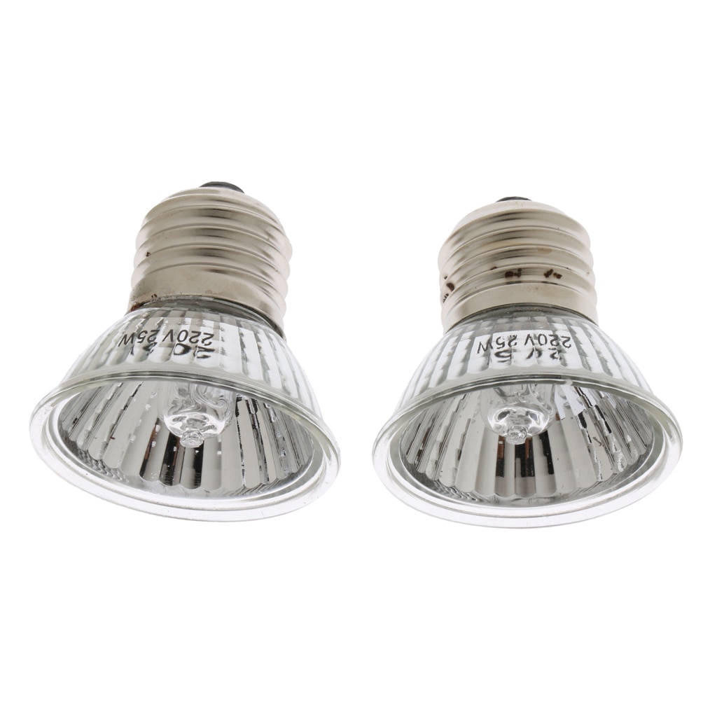 2 uds UVA + UVB bombilla de luz completa para cría de loros y pájaros jóvenes bombilla cálida