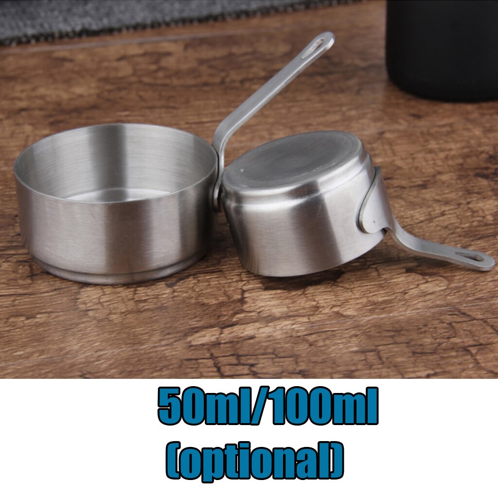 Mini Chocolate Milk Pan Non-Stick Stainless Steel Pans Coffee Warmer Butter Sugar Melting Pot