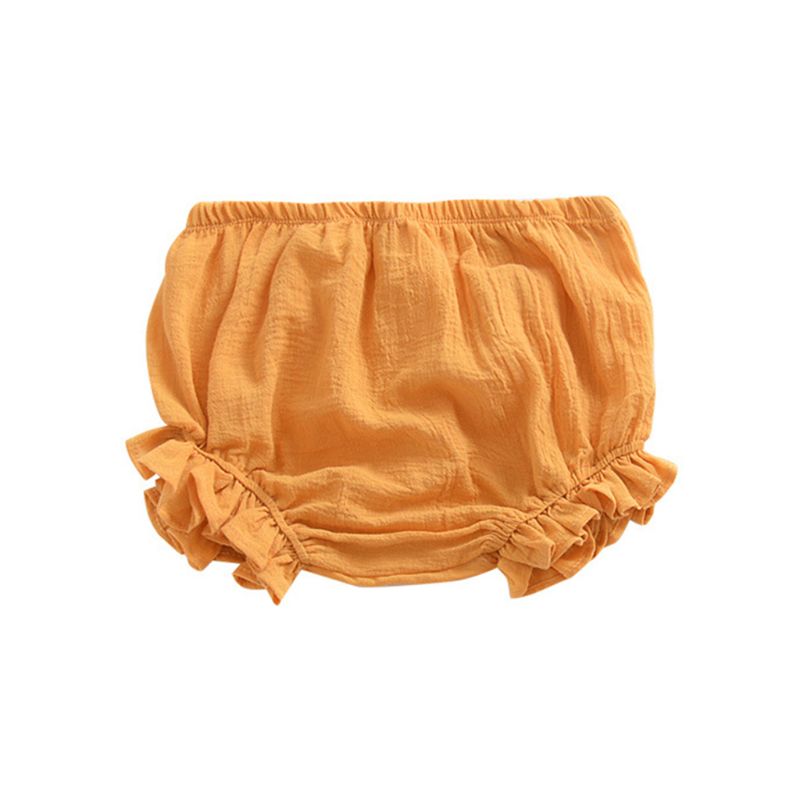 Sommer baby piger drenge bloomer shorts spædbarn ensfarvet bomuld sød løs harem pp bukser grundlæggende bleovertræk undertøj