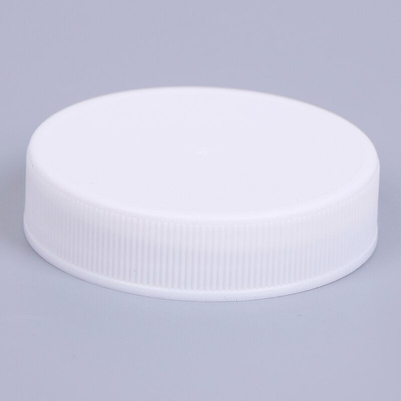 70mm vita plastflaskhättor läcksäkra plastkopplock för vanligt munlagringsflaskburklock 10 st/lot