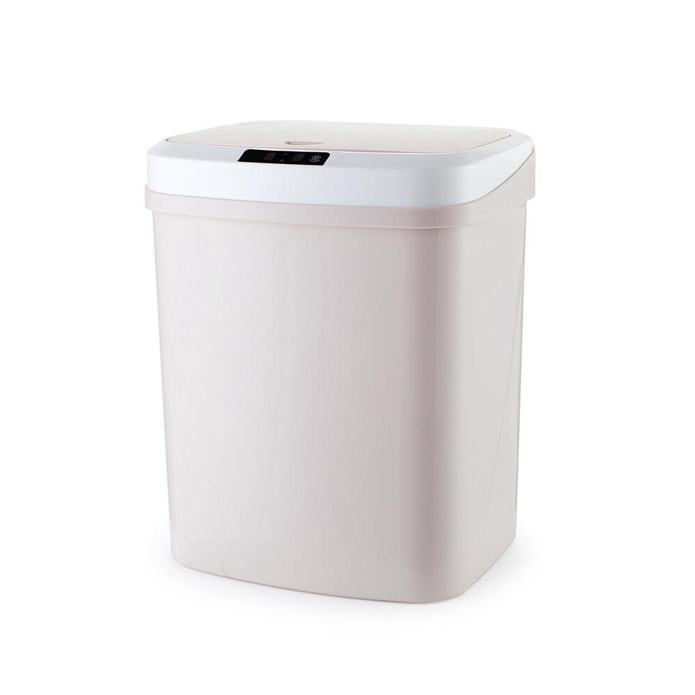 15L Automatische Sensor Vuilnisbak Intelligente Sensor Rechthoekige Smart ABS Sensor Prullenbak Vuilnisbak Voor Keuken Badkamer Home Afvalbakken