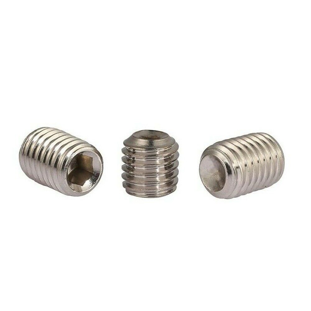 316 stainless steel concave end set screw / hexagon socket headless screw M3-M10