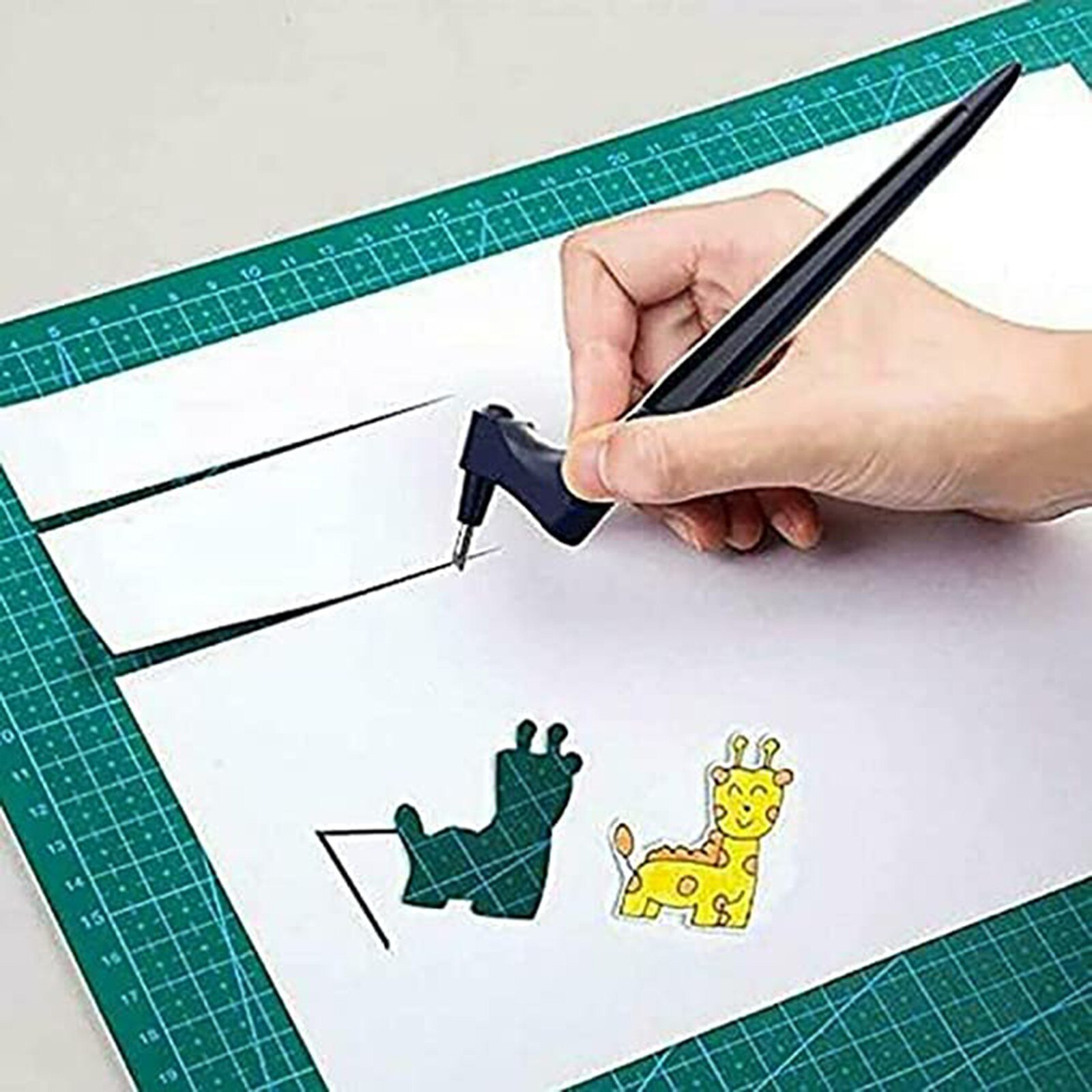 Rotierenden Klinge Schneiden Handwerk Cutter Messer 360 ° Stahl Rotierenden Klinge Schneider Papier Messer Zubehör Kunst Schneiden Werkzeug AUF Lagerbier