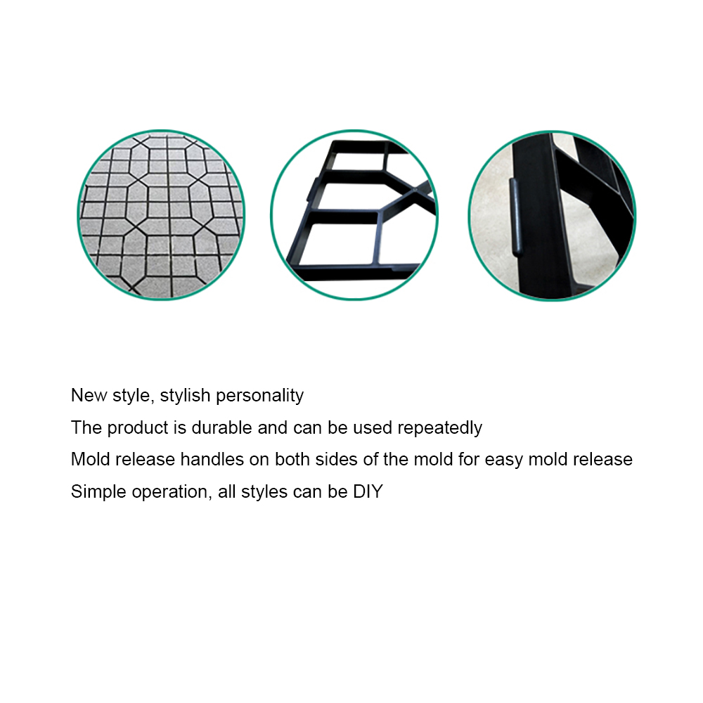 Diy Path Maker Hexagon Herbruikbare Lopen Maker Tuinpad Maker Loopbrug Bestrating Bestrating Mallen Voor Patio Tool Yard Garden Voor thuis