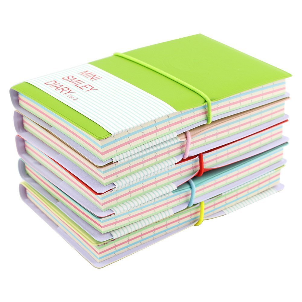 XRHYY Journal Dagboek Smiley Dagboek Notebook Hardcover Memo Reizen Snoep Notebook Classic Gevoerd Notepad Dagboek Schrijven Student