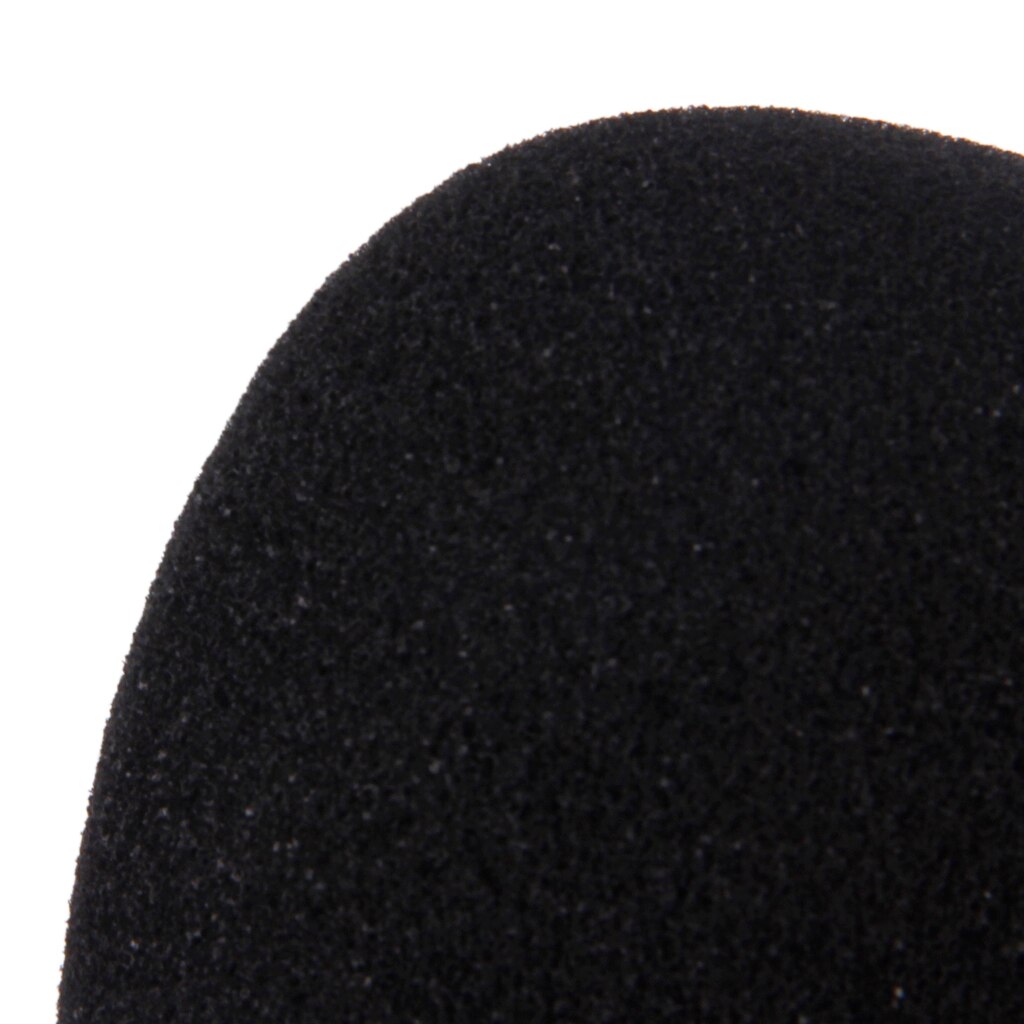 10Pcs Studio Microphone Foam Mic WindShield Sponge Cover For KTV/Home Black
