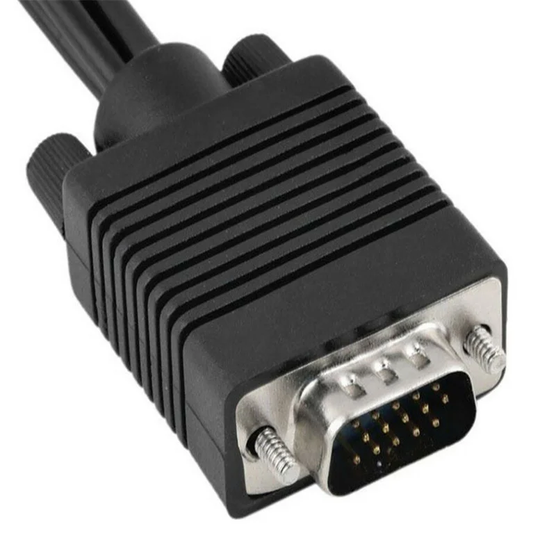 VGA Male naar S-Video 3 RCA Jack Female Composiet AV TV Out Adapter Converter Connector Videokabel Laptop PC Videokaarten