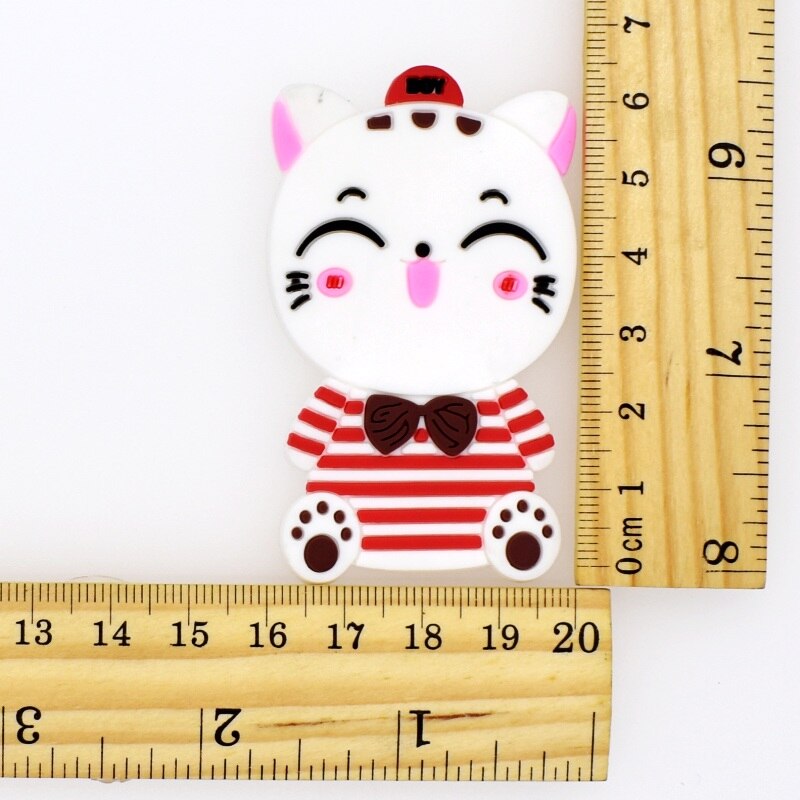 Lucky Cat Symbolen Plaksteen Zachte PVC Charms Fit Sleutelhanger/Koelkast Magneet/Schoenen/Telefoon Geval DIY Craft Ornament japan Gunsten: 12