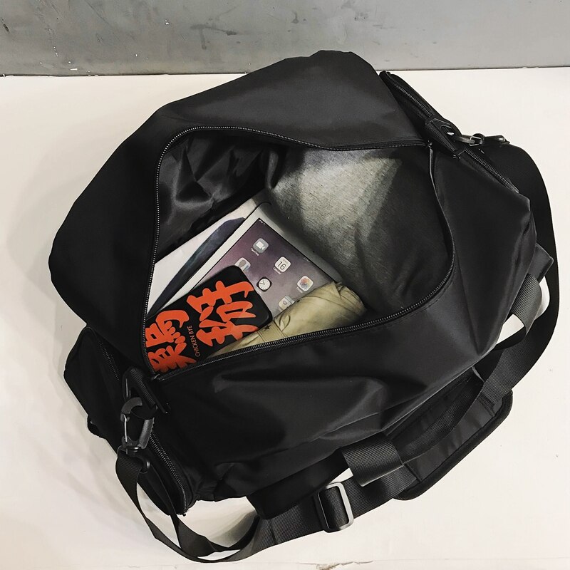 Multifunktionale Rucksack Nylon Wasserdicht lässig Gepäck Tasche Ich bin Freien Reise Rucksack Schulter Bote Sport Tasche