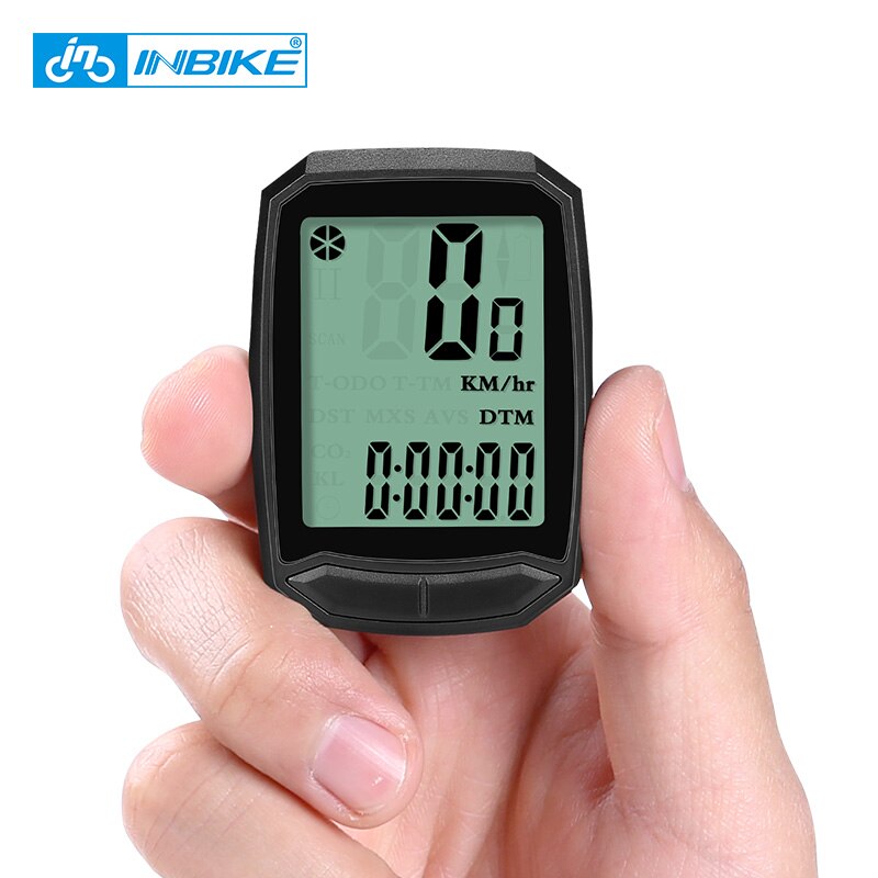 INBIKE Waterproof Bike Computer Digital Speedometer Cycle Velo Computer Odometer with Backlight Bicycle Stopwatch CX602
